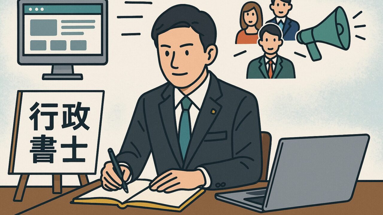 熊本で建設業許可を代行する行政書士の説明