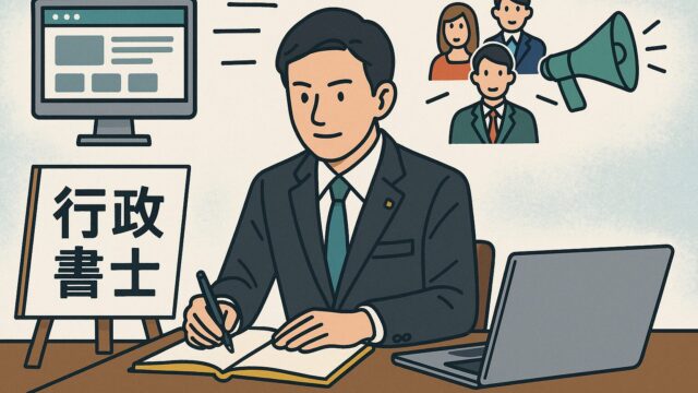 熊本で建設業許可を代行する行政書士の説明