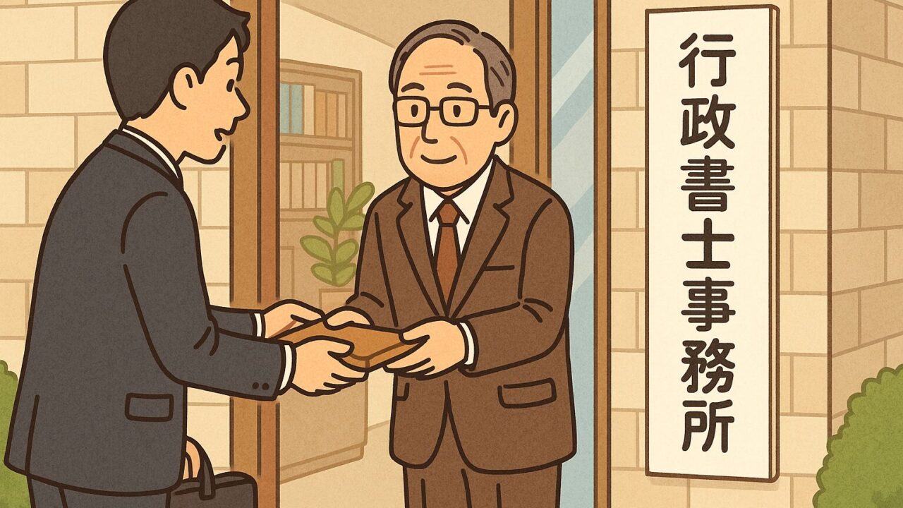 熊本で建設業許可を代行する行政書士の説明